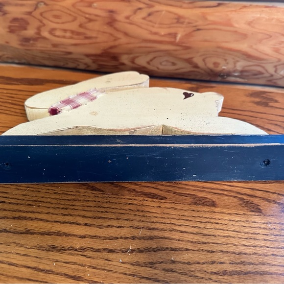 Decorative Wood Rabbit - Picture 3 of 4